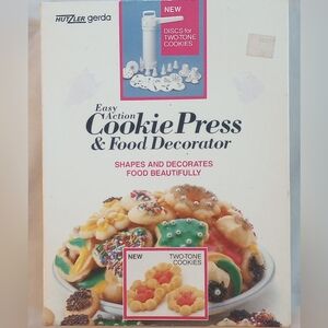 Vintage 1989 Hutzler Easy Action Cookie Press and Food Decorator
